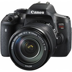 Canon EOS Rebel T6i DSLR Camera with 18-55mm Lens
